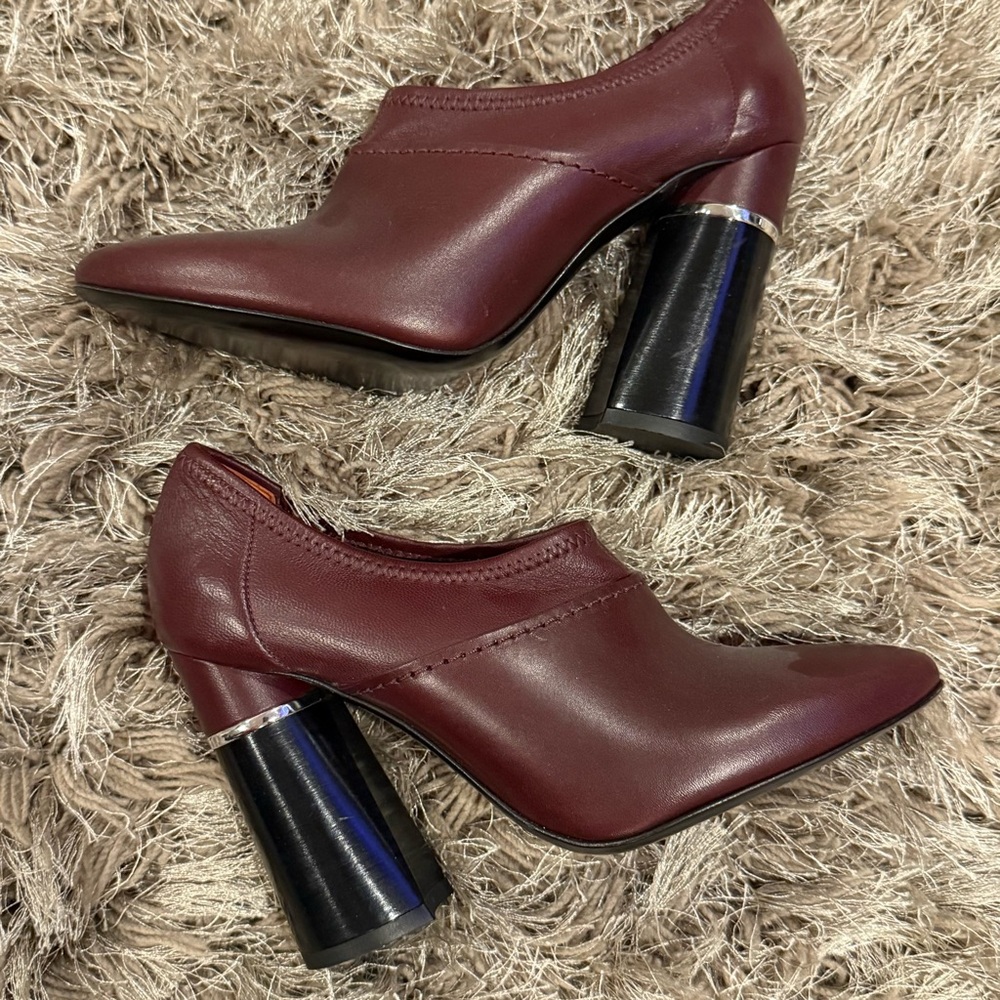 3.1 Phillip Lim Burgundy Kyoto Below the Ankle Bootie